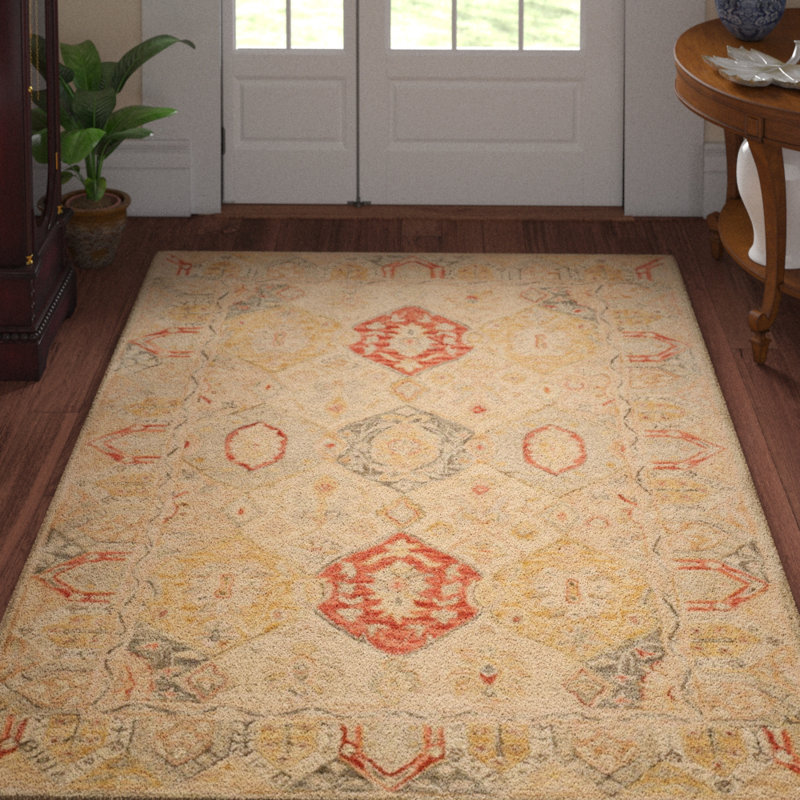 Three Posts Ashville HandTufted Oriental Area Rug & Reviews Wayfair
